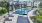 a swimming pool in a backyard