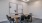 a conference room with a table and chairs