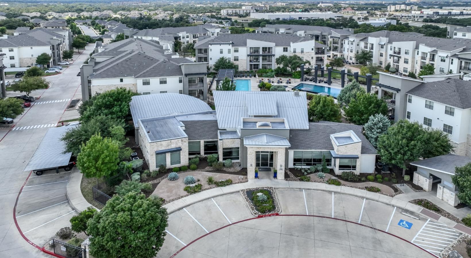 Find your perfect fit at The Allure a high angle view of a town