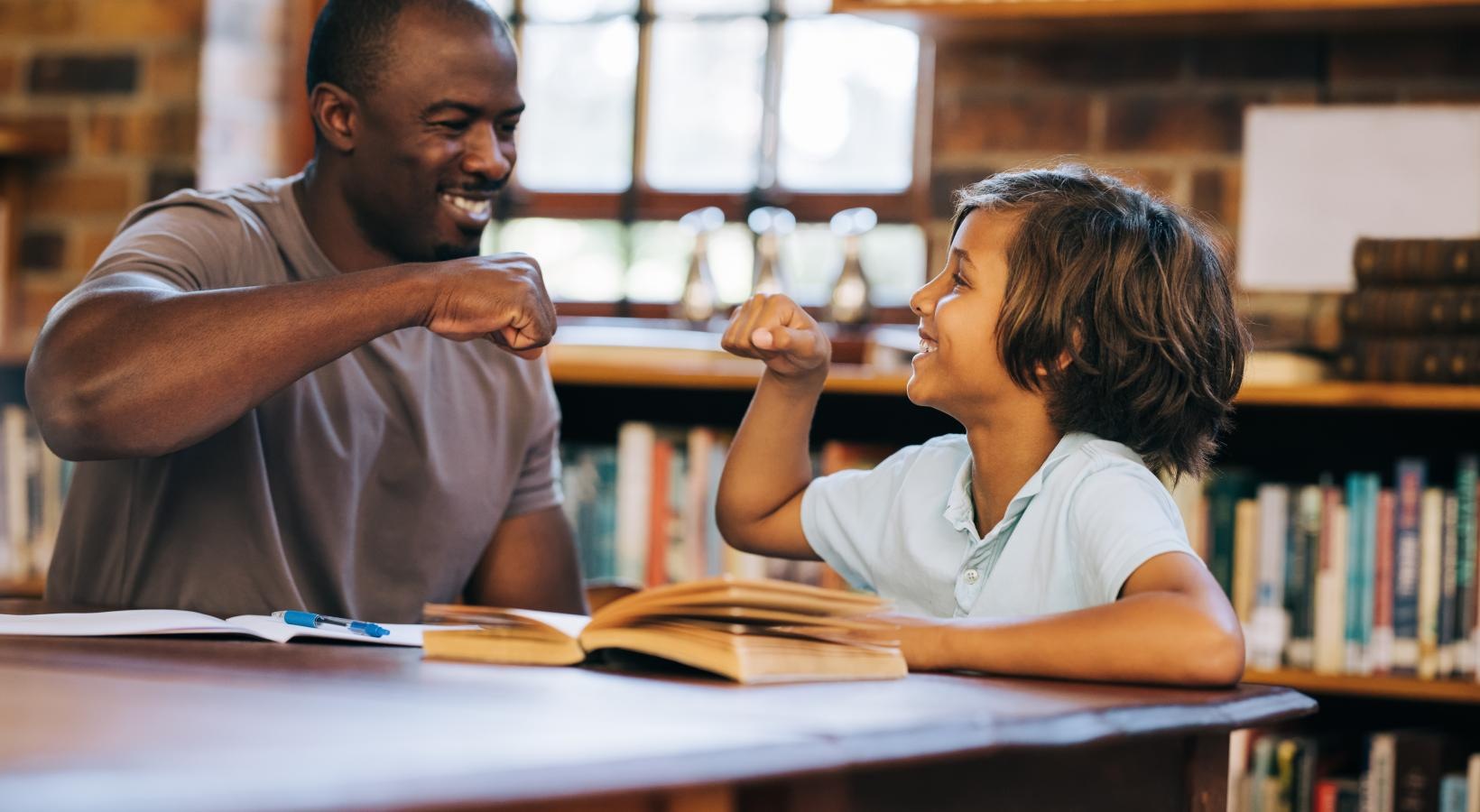 Find your perfect fit at The Allure a man and a woman in a library
