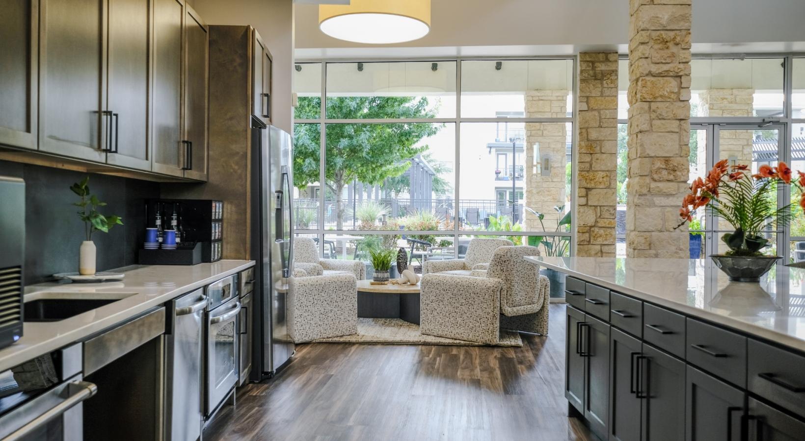 The essence of exceptional living a kitchen with a large window