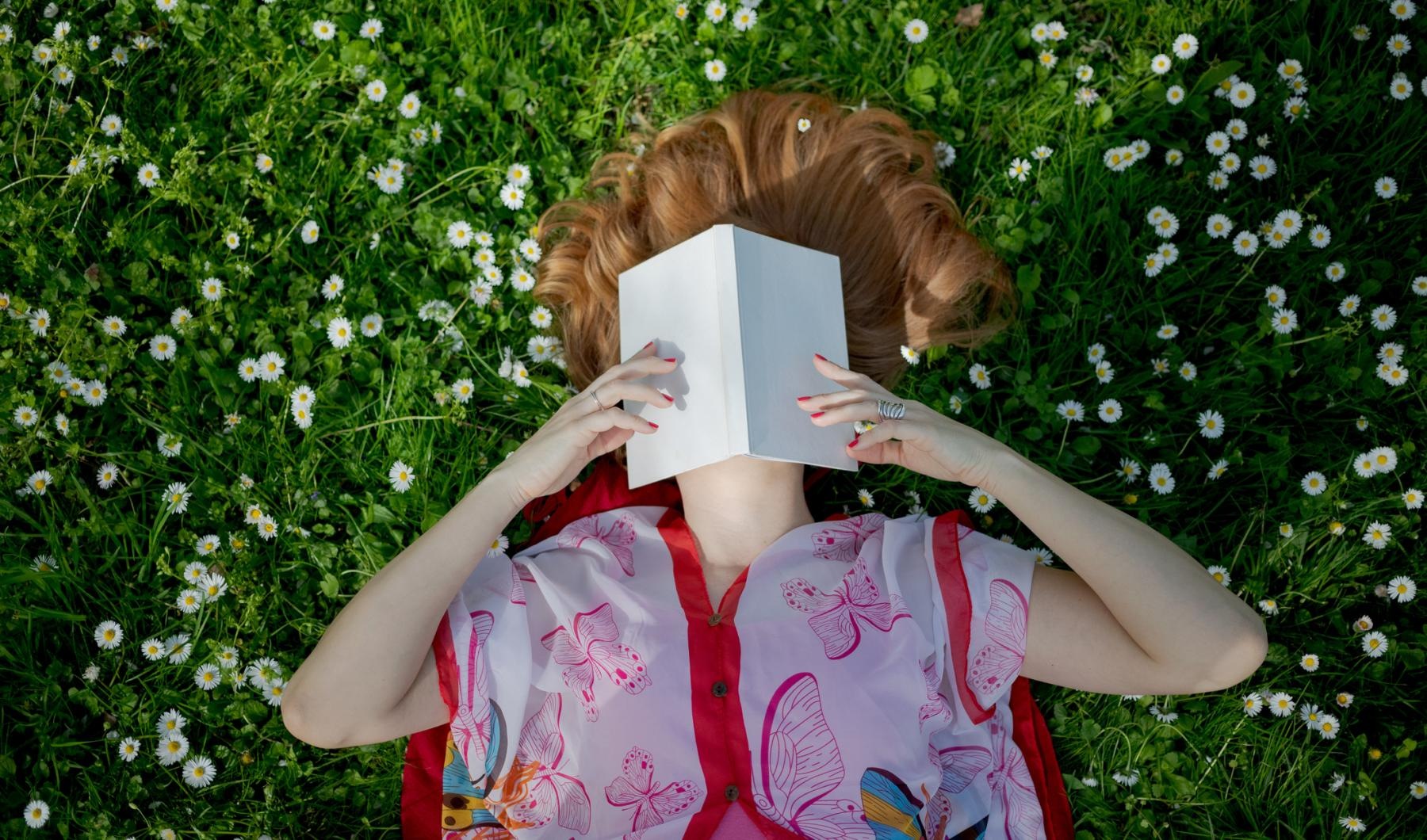 a person holding a book